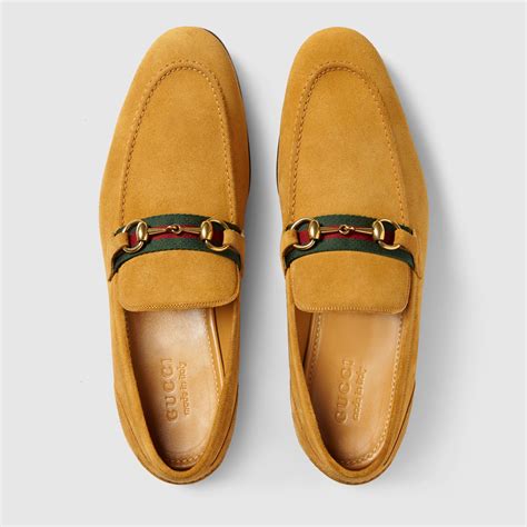 bronze gucci shoes|suede Gucci loafers men.